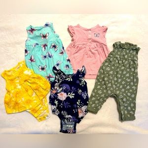 Carters & Tea 3 Month Sleeveless Lot